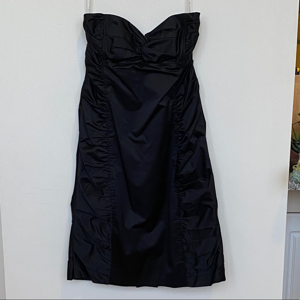 Pristine Nanette Lepore Strapless Ruched Dress